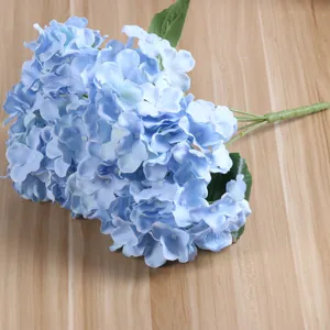Ortensie blu finte fiori di seta per matrimoni decorazione domestica e centrotavola per feste