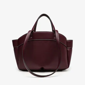 Grand Cabas en Cuir PU pour Femmes Sac à Main Vintage de Commutateur Sac à Bandoulière Décontracté Sac de Shopping