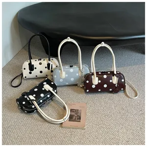 Stylische Pünktchen Bowling Tasche lässige Schultertasche vielseitige Pendler Tasche.