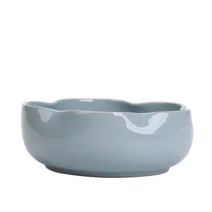 Bol de lavage de thé en céramique céladon glaçure craquelée accessoire thé kung fu