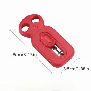 Coltello da pane per incisione tagliapasta in plastica 8cm strumento da forno per pane artigianale