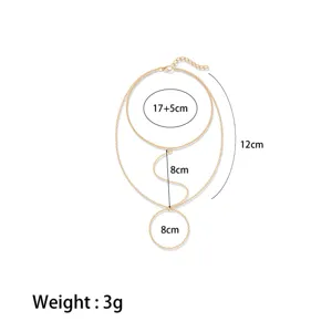 Gold multi-layer finger chain bracelet delicate minimalist jewelry design with dimensions