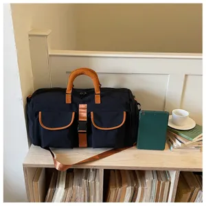 Borsa da viaggio portatile da esterno con tasche multiple e manici per viaggi d'affari.