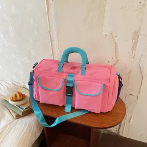 Borsa da Viaggio Esterna di Grande Capacità Borsa da Palestra Borsone Sportivo Con Scomparto Scarpe Separazione Secco Umido per Uomo Donna