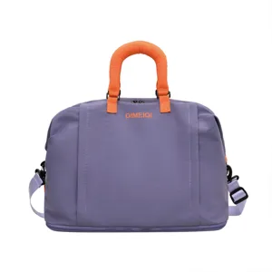 Borsa da viaggio sportiva casual blocco di colore stile coreano grande capacita fitness