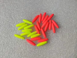 Fishing float bright beads high visibility foam DIY tackle accessories colorful 50pcs