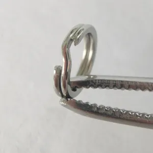 Anneaux brisés plats en acier inoxydable pour leurres de pêche, accessoires solides.