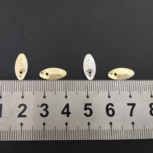 Fishing Spinner Blades Alloy Metal Fish Scale Fishing Lure Accessories For Fly Fishing Tackle DIY Craft