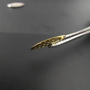 Angelköder Blinker Weidenblatt Paillette Metall Schuppen Design Forelle Mikro Angelzubehör