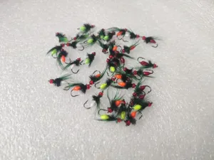 Fishing flies dry fly lures trout fishing nymphs green wings metal jig hooks 20pcs