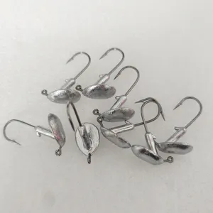 Bulk roly-poly lead head fishing hooks for soft plastic lures bottom bouncing tackle gear