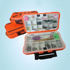 Portable Double Sided Lure Box Multifunctional Plastic Fishing Tackle Storage Case With Compartments For Hooks And Baits