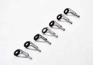 Set geleideringen voor vishengst, gedetailleerd overzicht van metalen geleiderset.