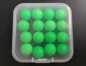 Green foam fishing float beads 12mm pop up boilies for carp coarse fishing tackle box.