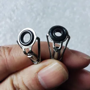 Fishing rod guide ring set top tip ceramic line eye for DIY fishing tackle accessories