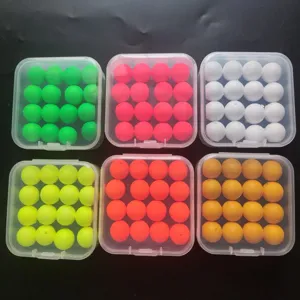 European Style Foam Fishing Floats Floating Beads Carp Fishing Bait Tackle Accessories Colorful Round Balls Set
