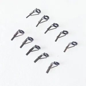 Stainless Steel Fishing Rod Top Guide Ring Ceramic Line Ring DIY Repair Kit Fishing Tackle Accessories Replacement