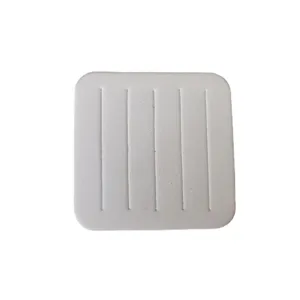 White foam insert pad for fly fishing lure box, slotted tackle storage board for hooks and baits.