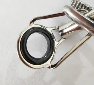 Roestvrijstalen hengeltop geleidering vervanging DIY accessoire detailweergave hier.