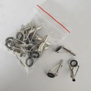 Roestvrijstalen Vishengel Gidsringen Reparatie Componenten Top Oogjes Voor Zeehengel Visgerei Accessoires