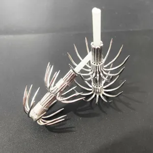 Stainless steel luminous 12-prong squid hook umbrella fishing tackle for sea angling.