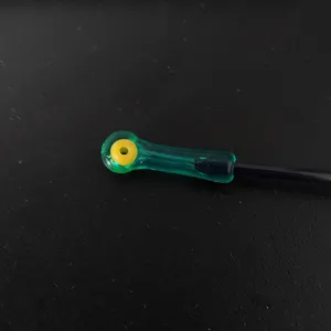 Translucent green silicone double-core fish float seat fishing tackle accessory for anglers.