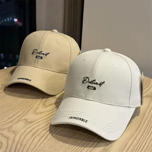 Unisex fashion embroidered baseball cap curved brim couple streetwear hat casual style