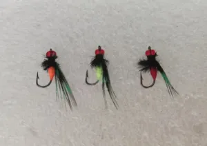 Premium fly fishing hooks insect lures artificial bait for trout bass fishing gear set.