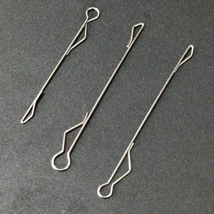 Stainless steel casting aid fishing pins snap connectors hardware accessories set of three