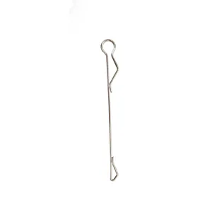 Stainless steel fishing casting float pin connector lure tackle accessory for outdoor fishing.