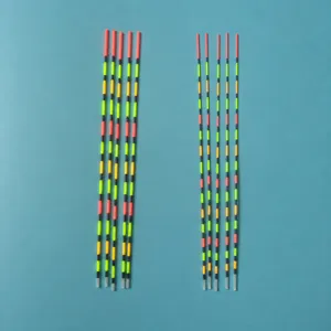 Fishing float tails straight and tapered hollow soft tails eye-catching tackle accessories