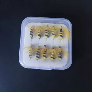 Fly fishing hooks mosquito set boxed artificial bait lures for trout bass micro gear.