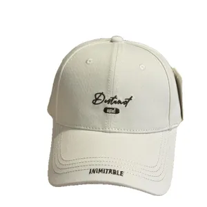 Unisex embroidered baseball cap spring summer casual streetwear curved brim cotton dad hat.