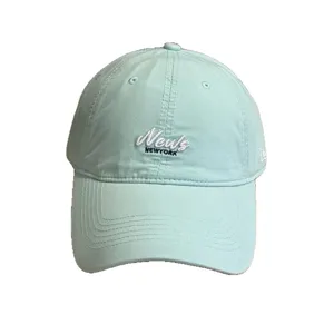 Light green baseball cap soft top casual cotton embroidered letters stylish sun hat