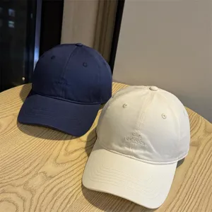 Gorra de Béisbol de Algodón para Mujer Hombre Ajustable Suave Sombrero de Sol al Aire Libre Casual Letras Bordadas Sombrero Deportivo