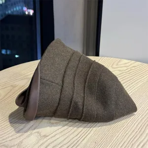 Women folding bucket hat casual summer sun protection basin hat brown fashion casual travel