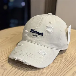 Berretto da baseball in cotone slavato con ricamo, cappellino vintage per uomo e donna.