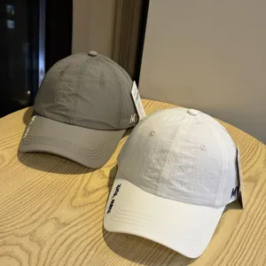 Quick-dry baseball cap for summer sun protection, breathable mesh fabric with embroidery details.