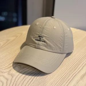 Gorra de béisbol ligera de secado rápido para mujer, sombrero de sol deportivo transpirable.