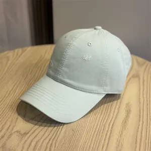 American vintage baseball cap with small letter embroidery, trendy niche design, casual.