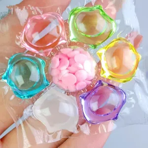 Perles de Lessive Multi-Chambres Parfum Longue Durée Capsules de Lessive Concentrées Nettoyage Puissant Boule Adoucissante
