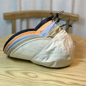 Sombrero de pescador de protección solar de verano con cordón ajustable, secado rápido anti-UV.