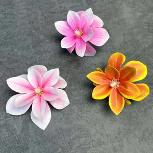 Fiore artificiale stampa 3D teste di clematide corsage fatto a mano decorazione
