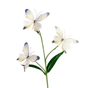 3D artificial butterfly flower branch home decoration props simulation floral ornament