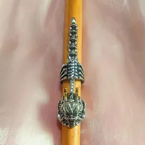 Punk Gotische Draak Wervelkolom Ring Retro Rock Skelet Gewricht Ring Mode Sieraden Top
