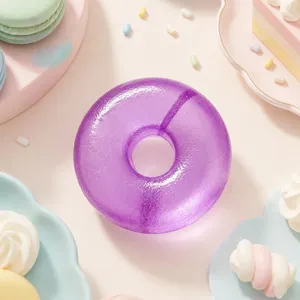 Χαριτωμένο Παιχνίδι Squishy Ντόνατ Διαφανές Παιχνίδι Ανακούφισης Άγχους