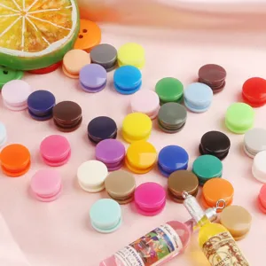 Colorful resin snap buttons for DIY sewing crafts, clothing accessories and handmade jewelry making.