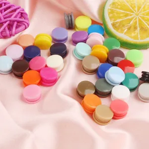 Colorful resin snap buttons DIY handmade garment accessories sewing buttons round craft supplies