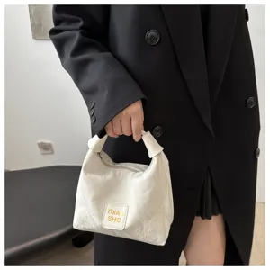 Damen Unterarmtasche stylische einfarbige Umhängetasche lässiges Handtaschen Mode Accessoire.