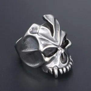 Men's Vintage Gothic Monster Skull Ring Retro Punk Biker Finger Jewelry Statement Gift